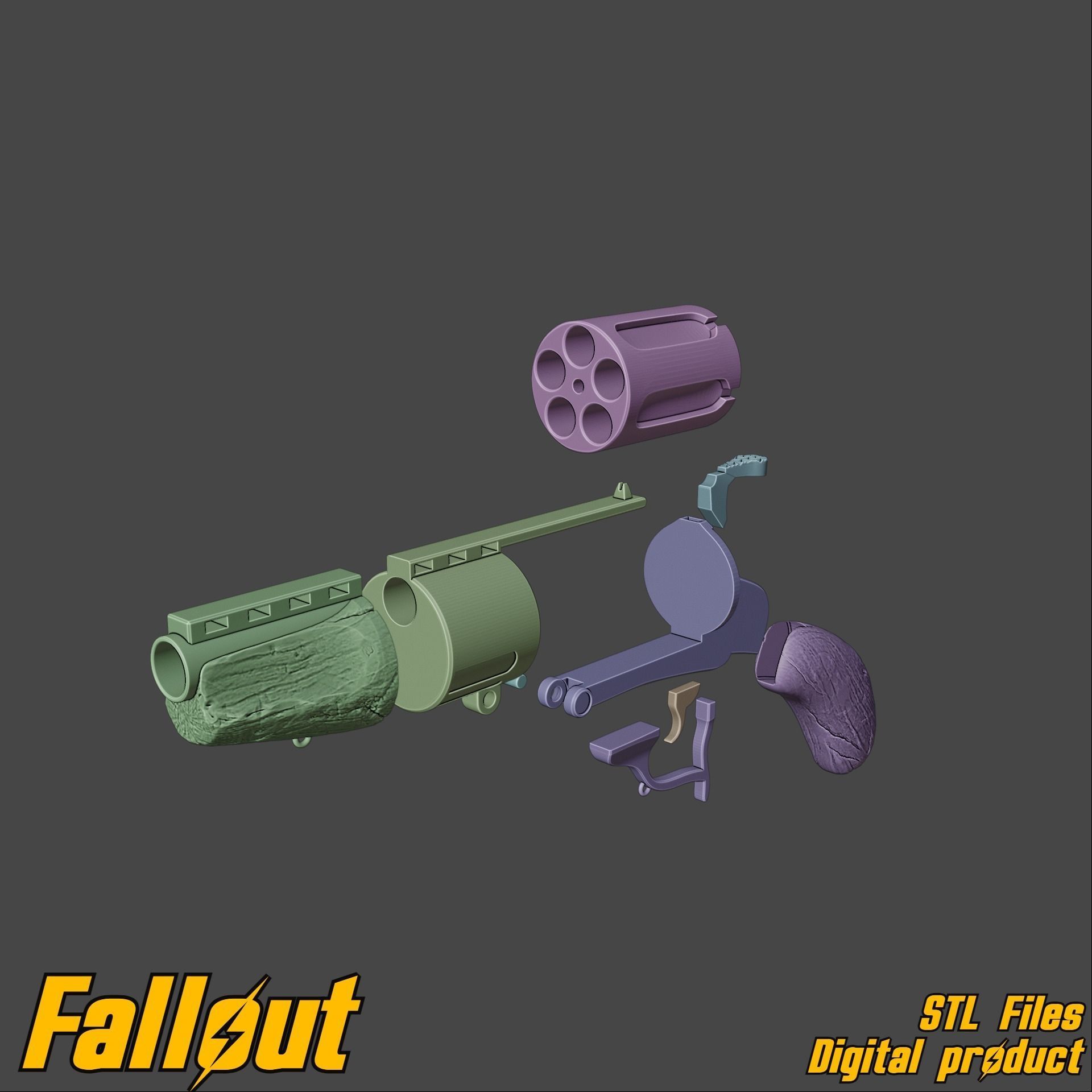 Cooper Howard Ghoul Prop Fallout Amazon TV Series STL 3D print model_6