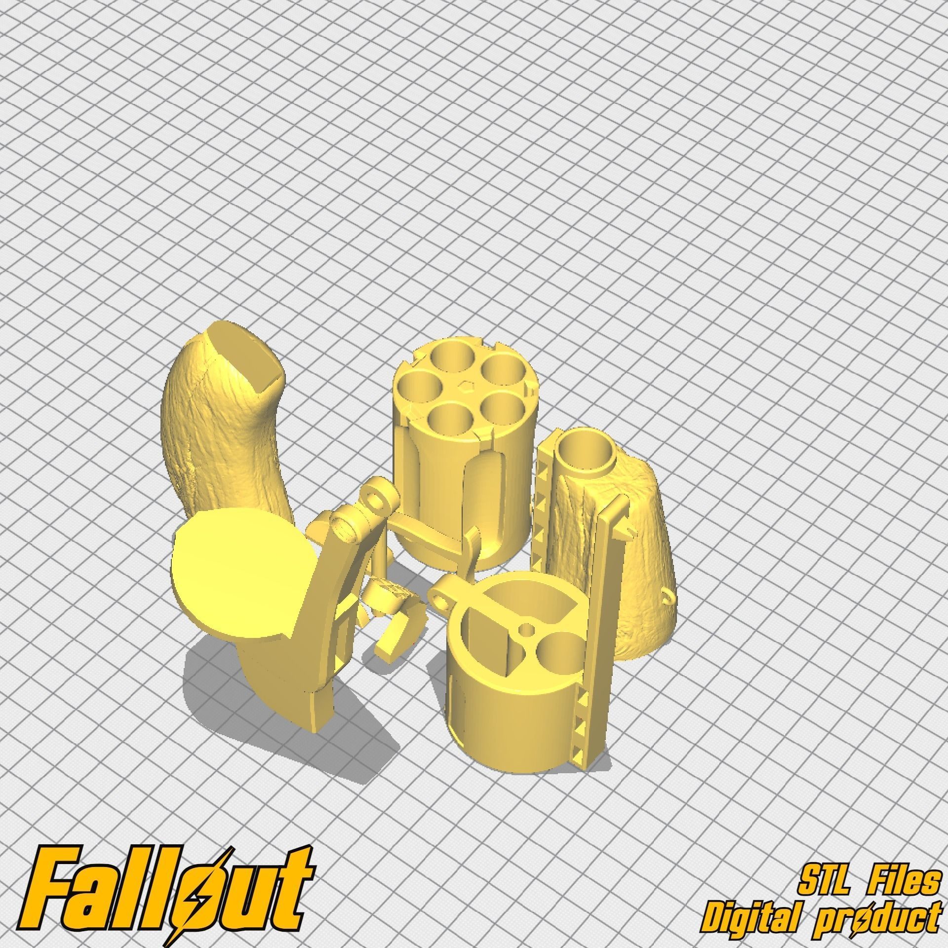 Cooper Howard Ghoul Prop Fallout Amazon TV Series STL 3D print model_13