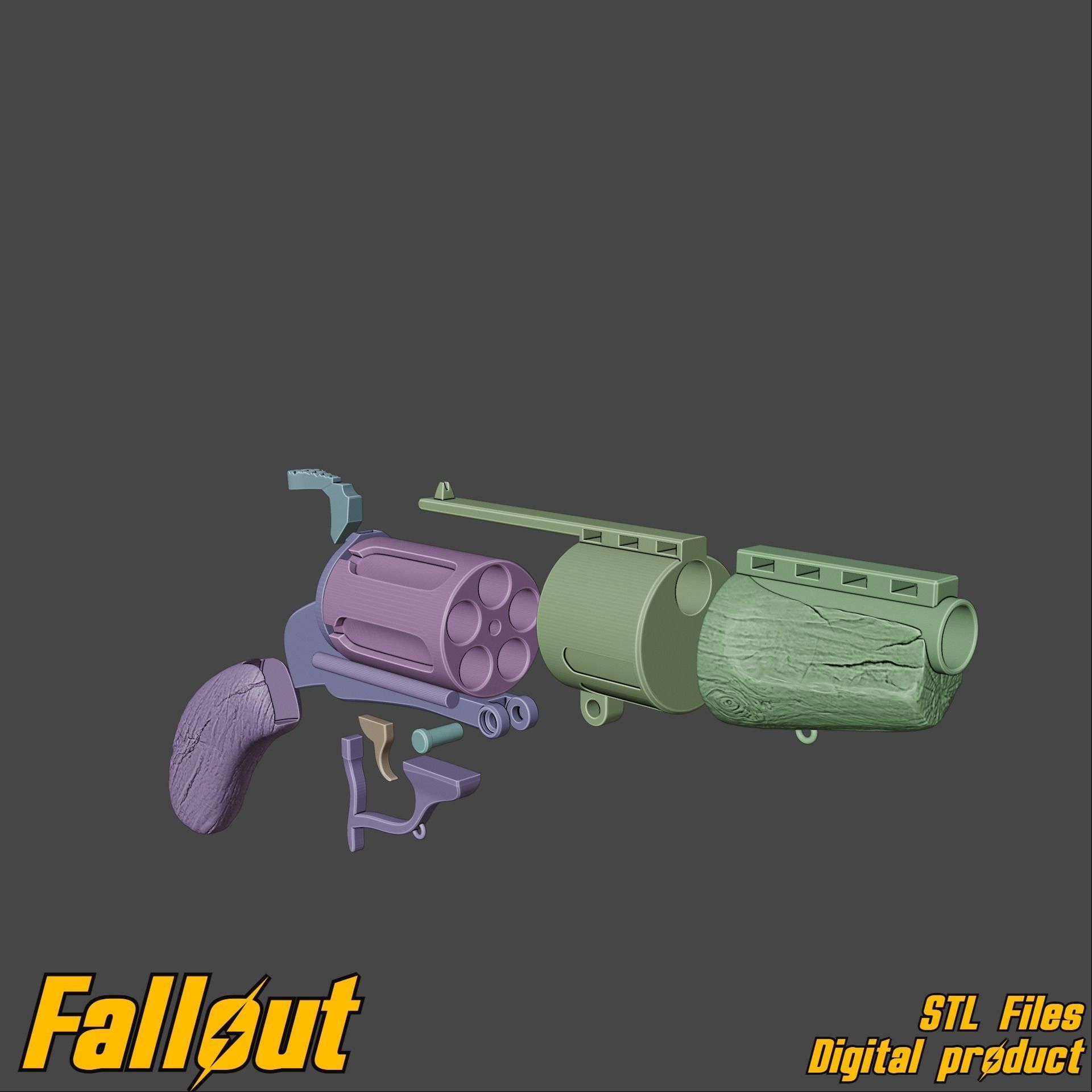 Cooper Howard Ghoul Prop Fallout Amazon TV Series STL 3D print model_11