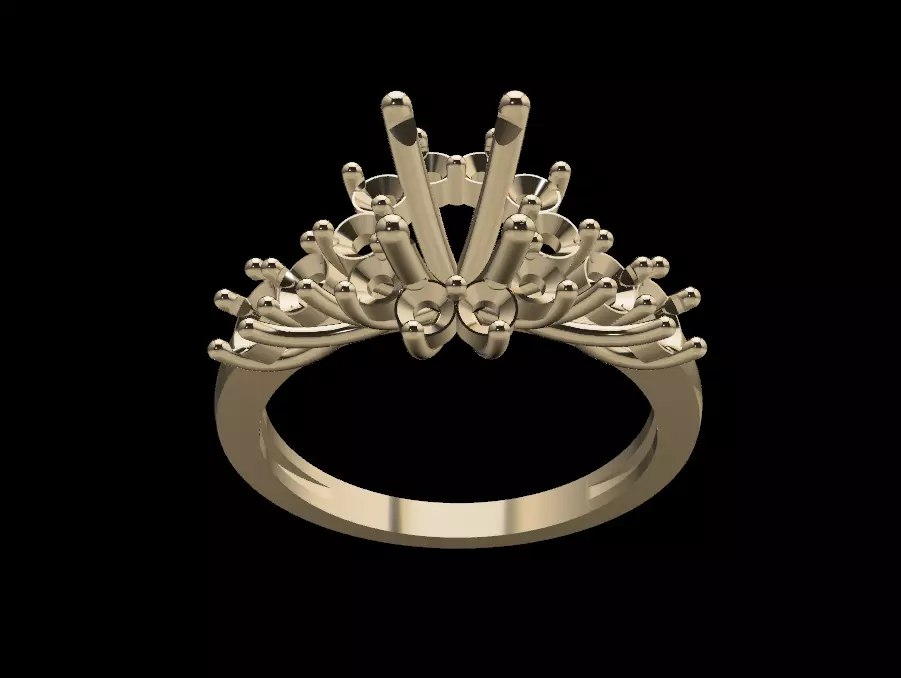 Women Ring 3D print model_0