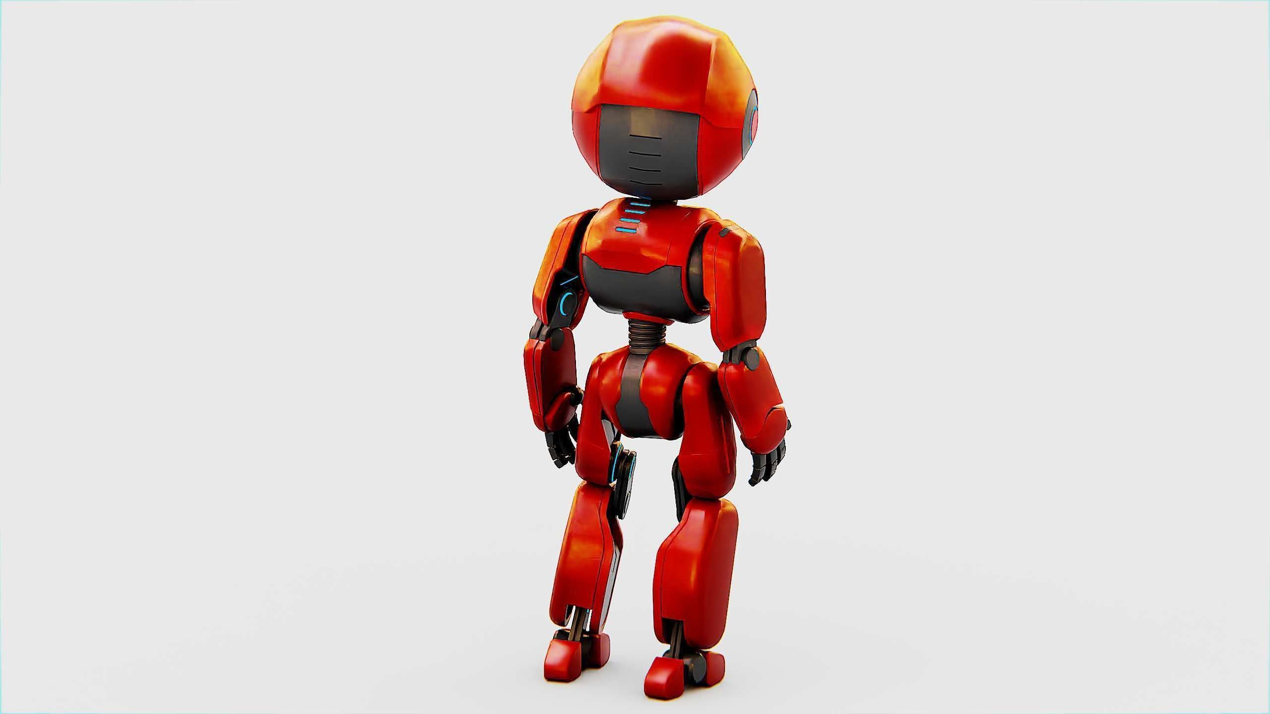 TOY BOT MESSY  Rigged for Unreal Engine - Unity - MIXAMO  3D model_14