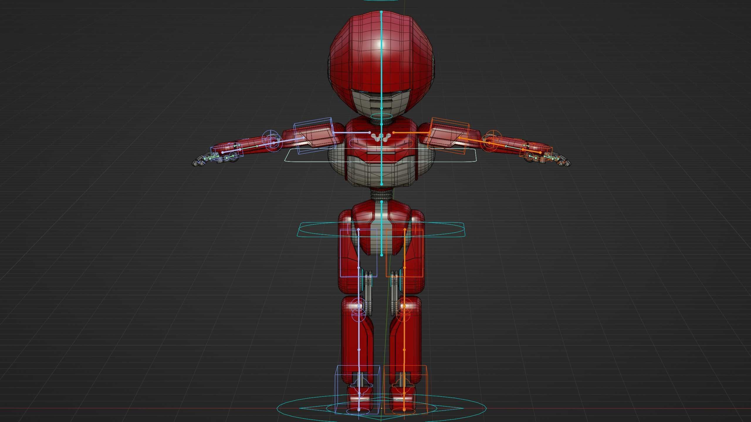 TOY BOT MESSY  Rigged for Unreal Engine - Unity - MIXAMO  3D model_39