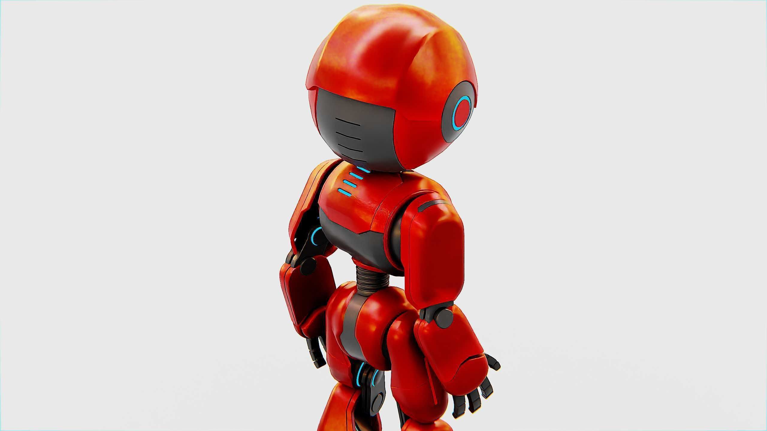 TOY BOT MESSY  Rigged for Unreal Engine - Unity - MIXAMO  3D model_25