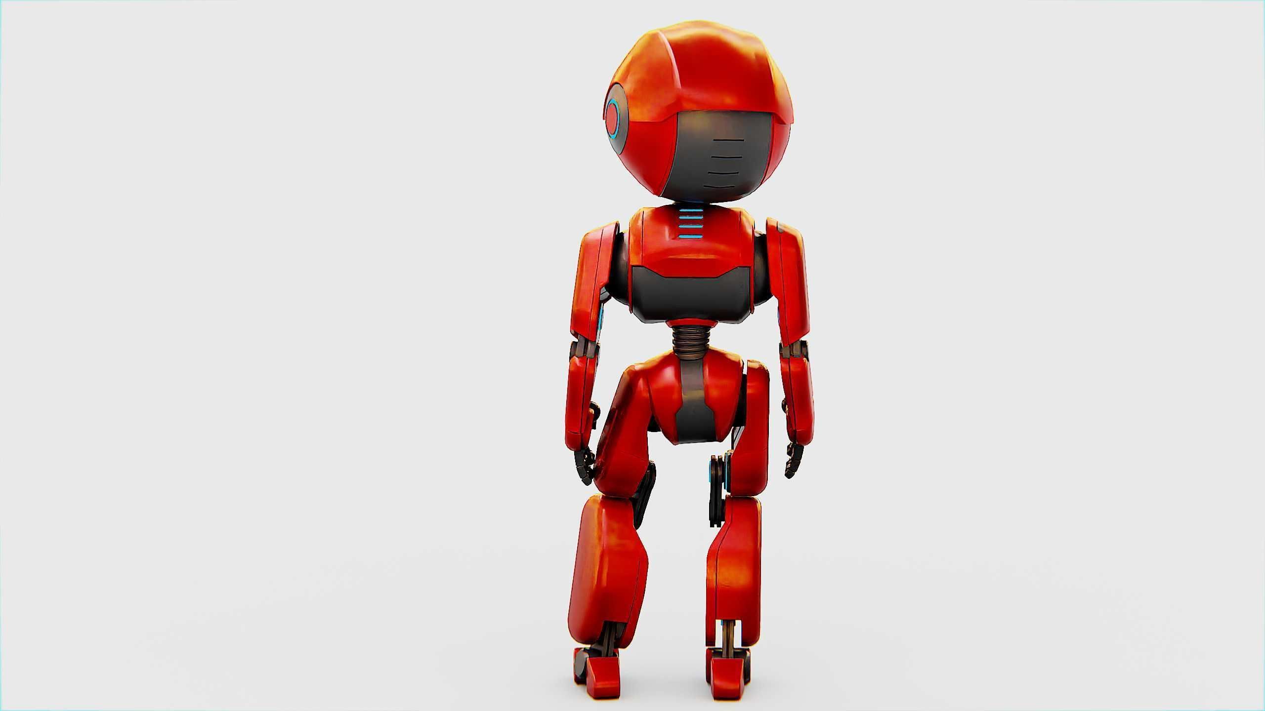 TOY BOT MESSY  Rigged for Unreal Engine - Unity - MIXAMO  3D model_12