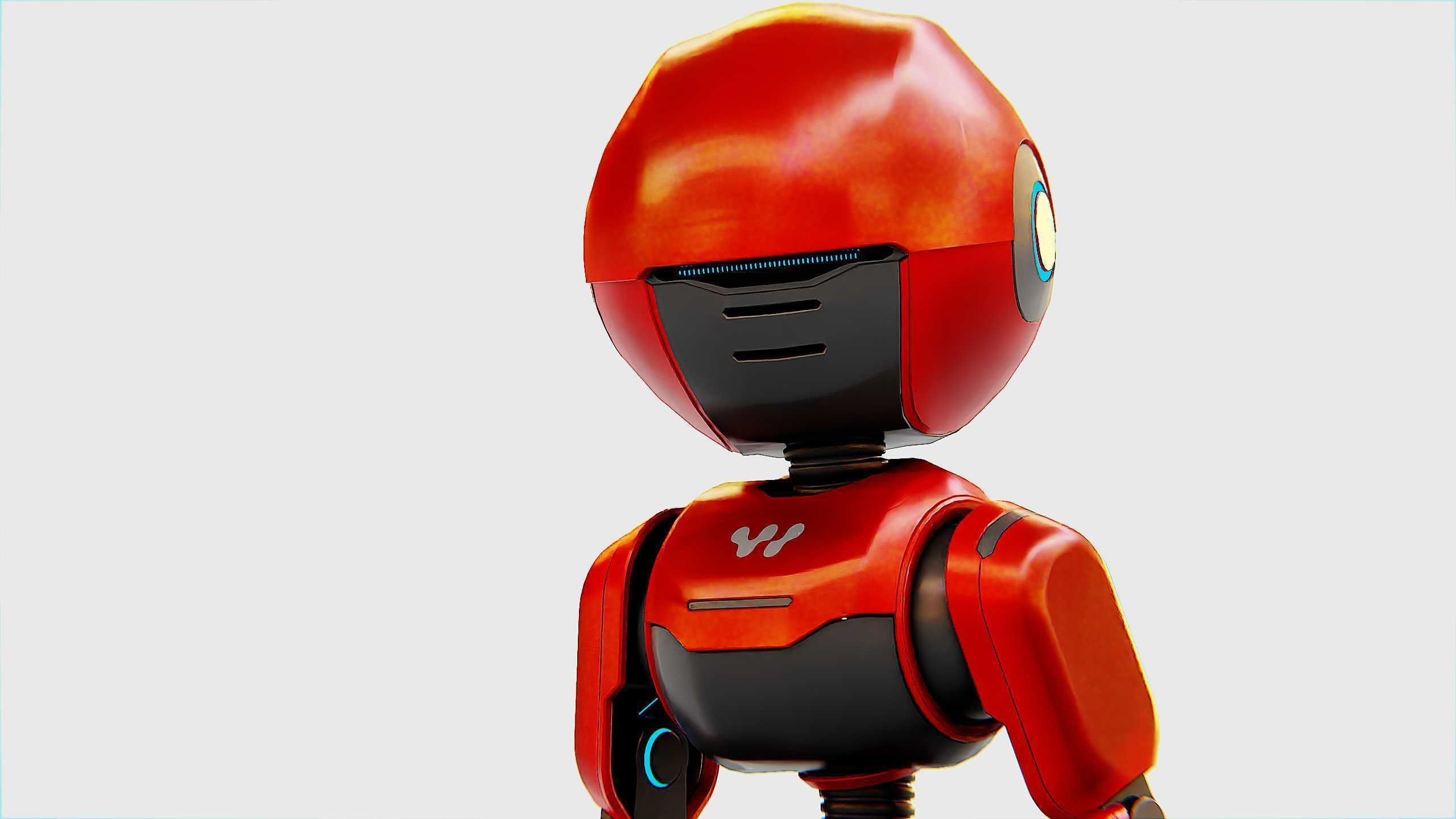 TOY BOT MESSY  Rigged for Unreal Engine - Unity - MIXAMO  3D model_30