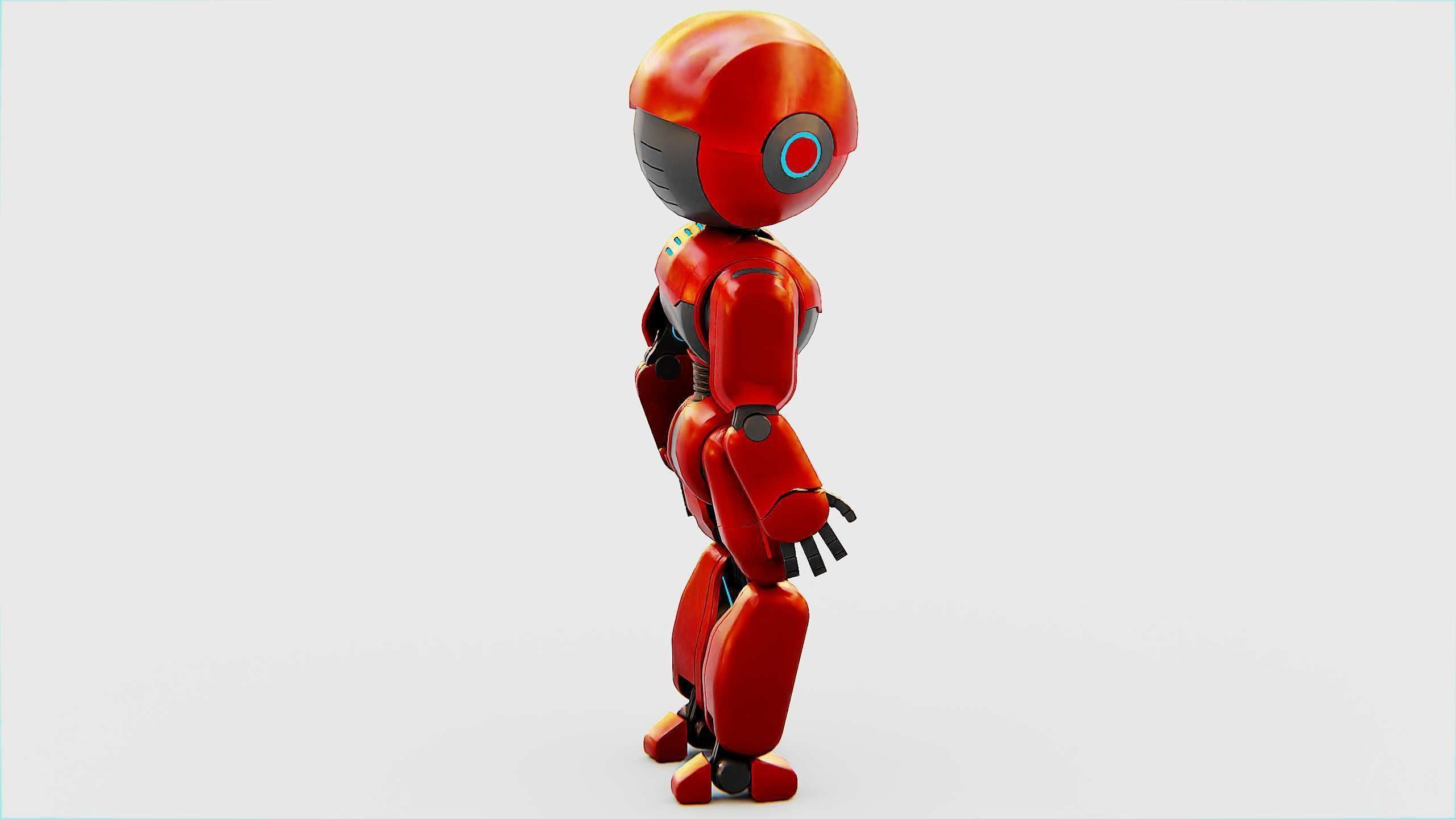 TOY BOT MESSY  Rigged for Unreal Engine - Unity - MIXAMO  3D model_17
