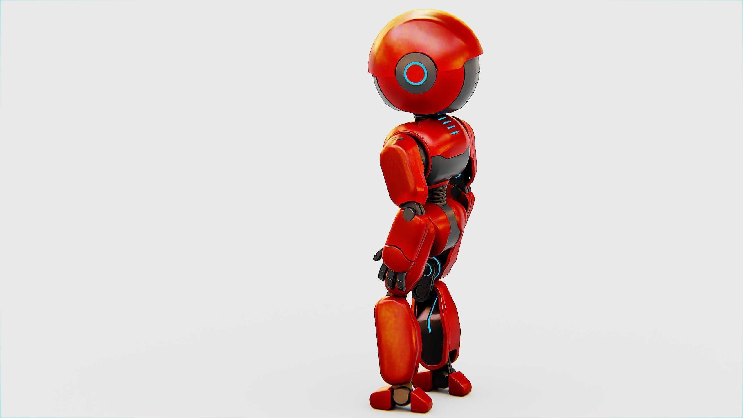 TOY BOT MESSY  Rigged for Unreal Engine - Unity - MIXAMO  3D model_8