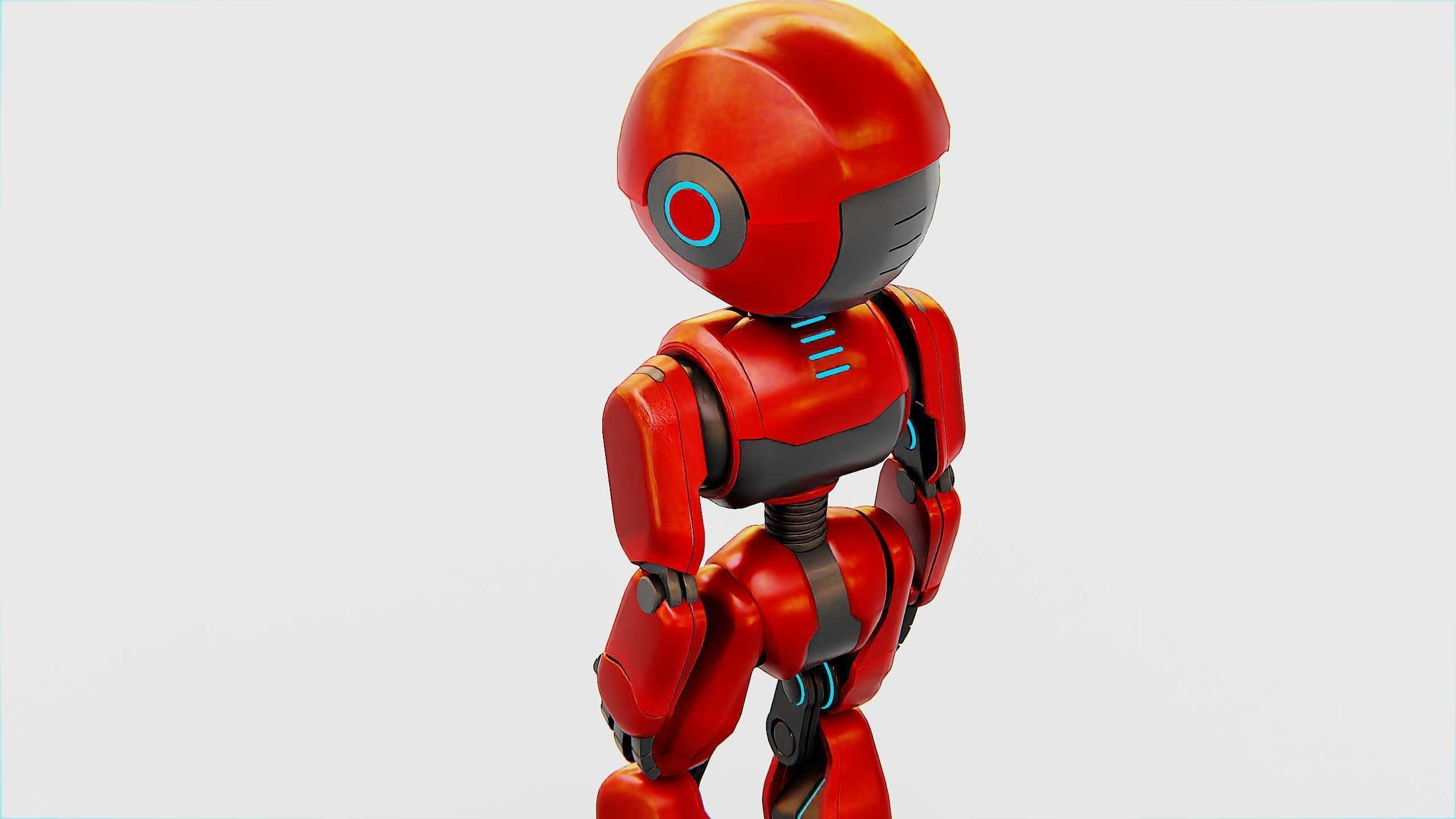 TOY BOT MESSY  Rigged for Unreal Engine - Unity - MIXAMO  3D model_24