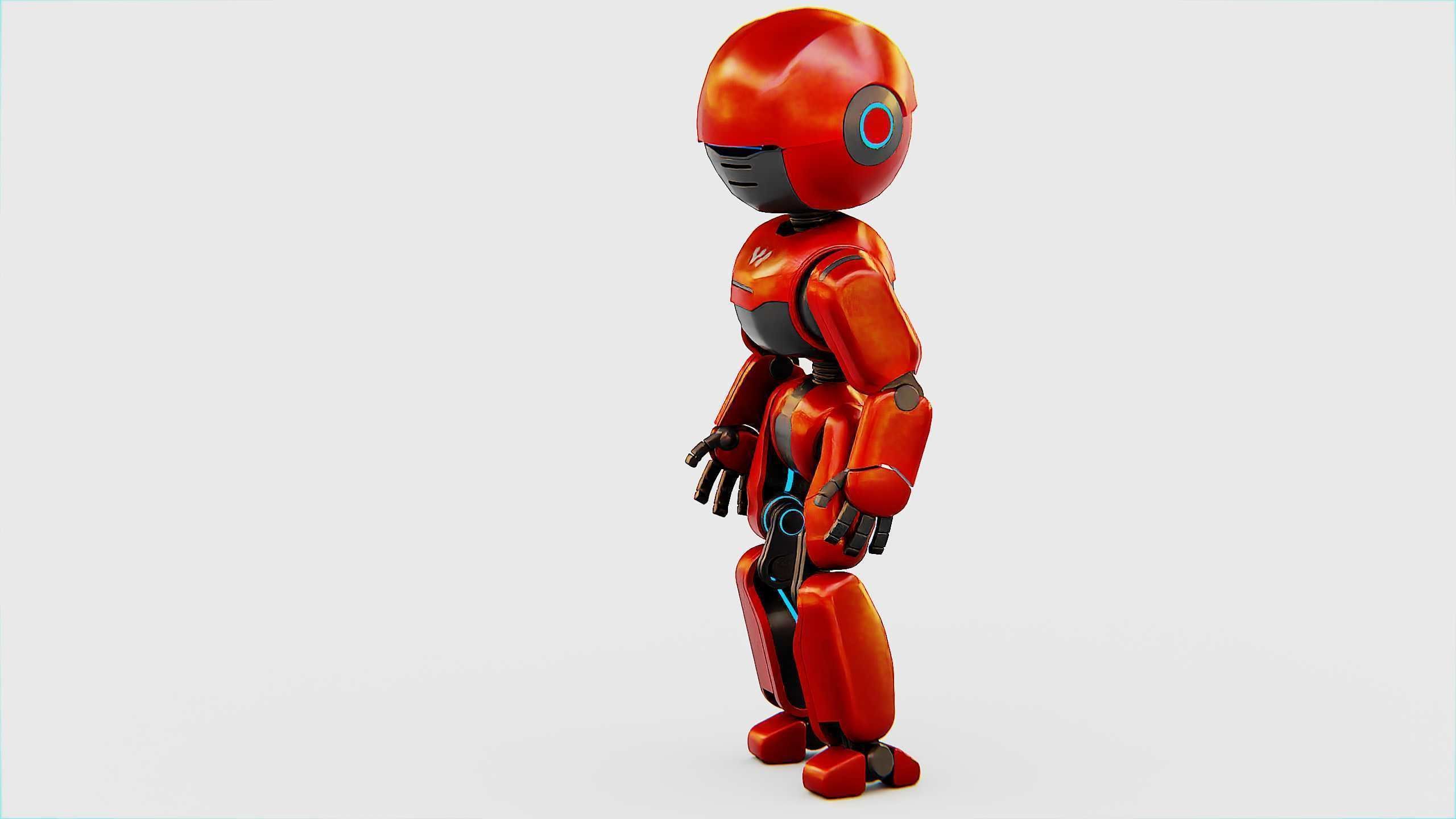 TOY BOT MESSY  Rigged for Unreal Engine - Unity - MIXAMO  3D model_4