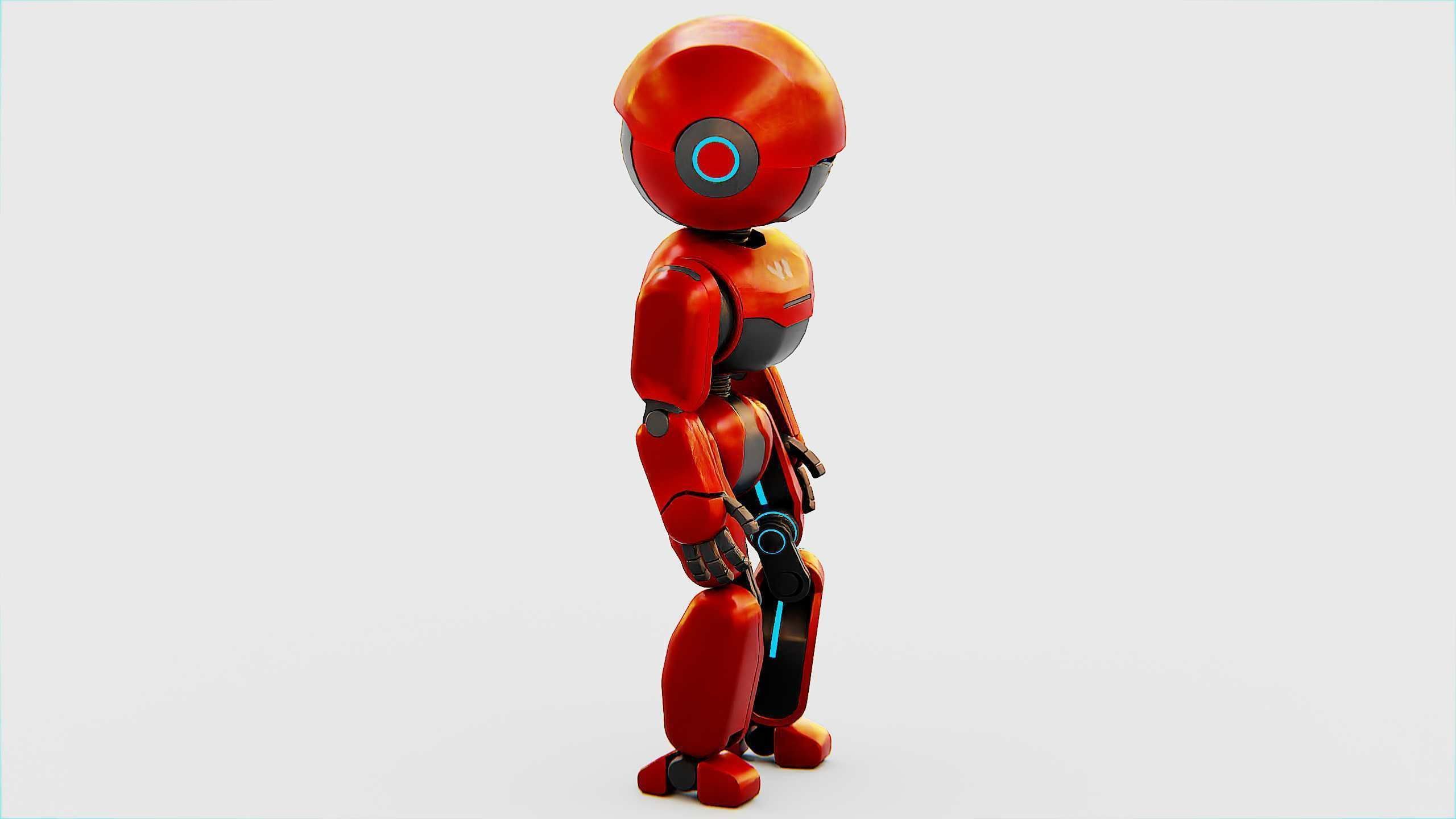 TOY BOT MESSY  Rigged for Unreal Engine - Unity - MIXAMO  3D model_19