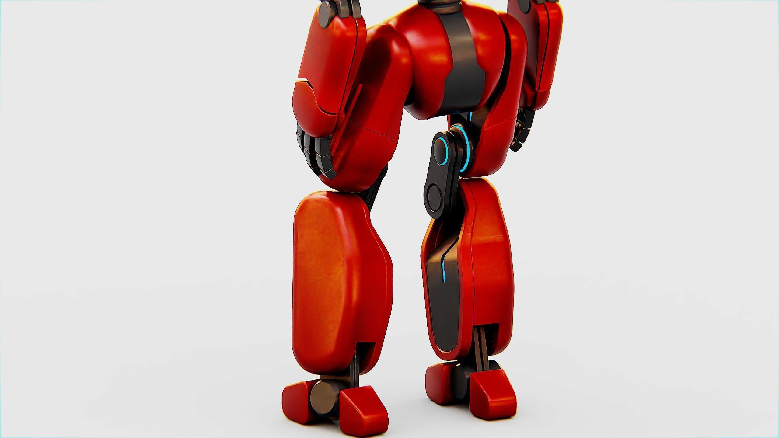 TOY BOT MESSY  Rigged for Unreal Engine - Unity - MIXAMO  3D model_28