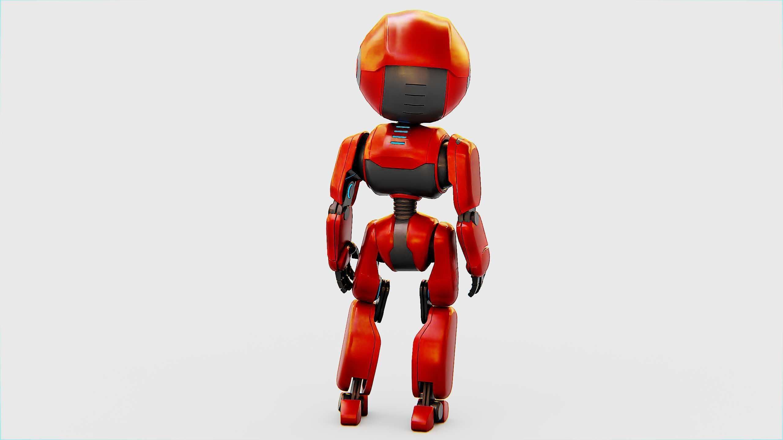 TOY BOT MESSY  Rigged for Unreal Engine - Unity - MIXAMO  3D model_13