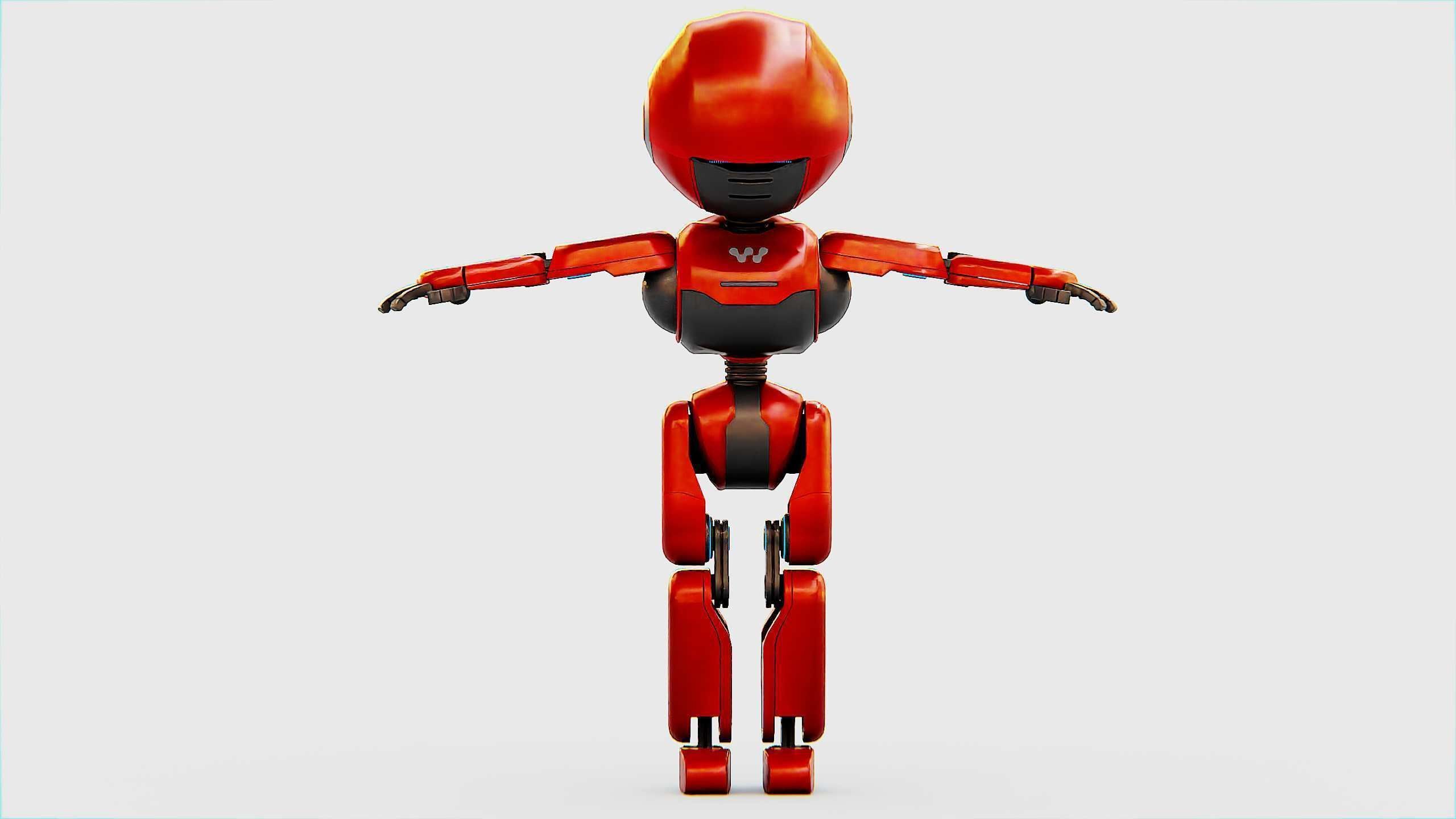 TOY BOT MESSY  Rigged for Unreal Engine - Unity - MIXAMO  3D model_31