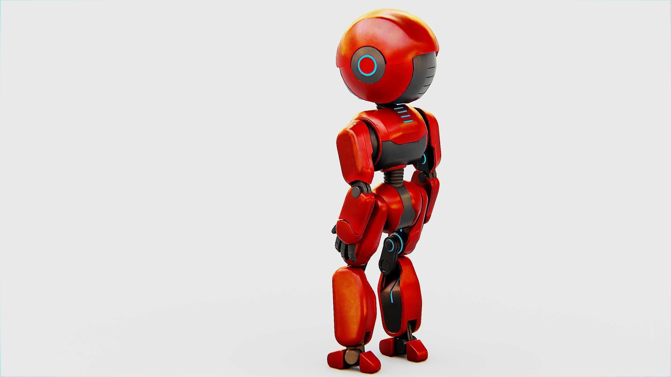 TOY BOT MESSY  Rigged for Unreal Engine - Unity - MIXAMO  3D model_9