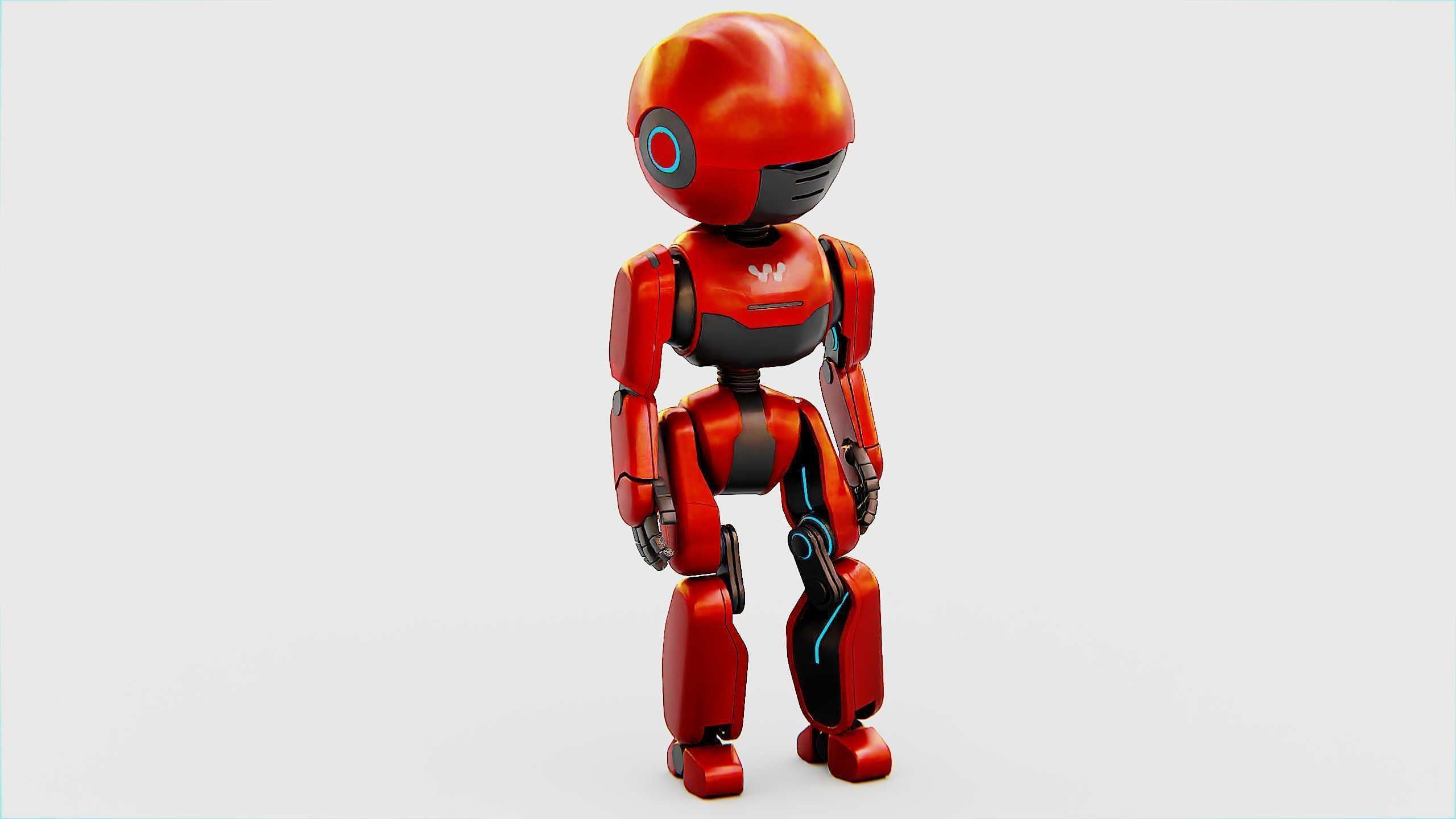 TOY BOT MESSY  Rigged for Unreal Engine - Unity - MIXAMO  3D model_21