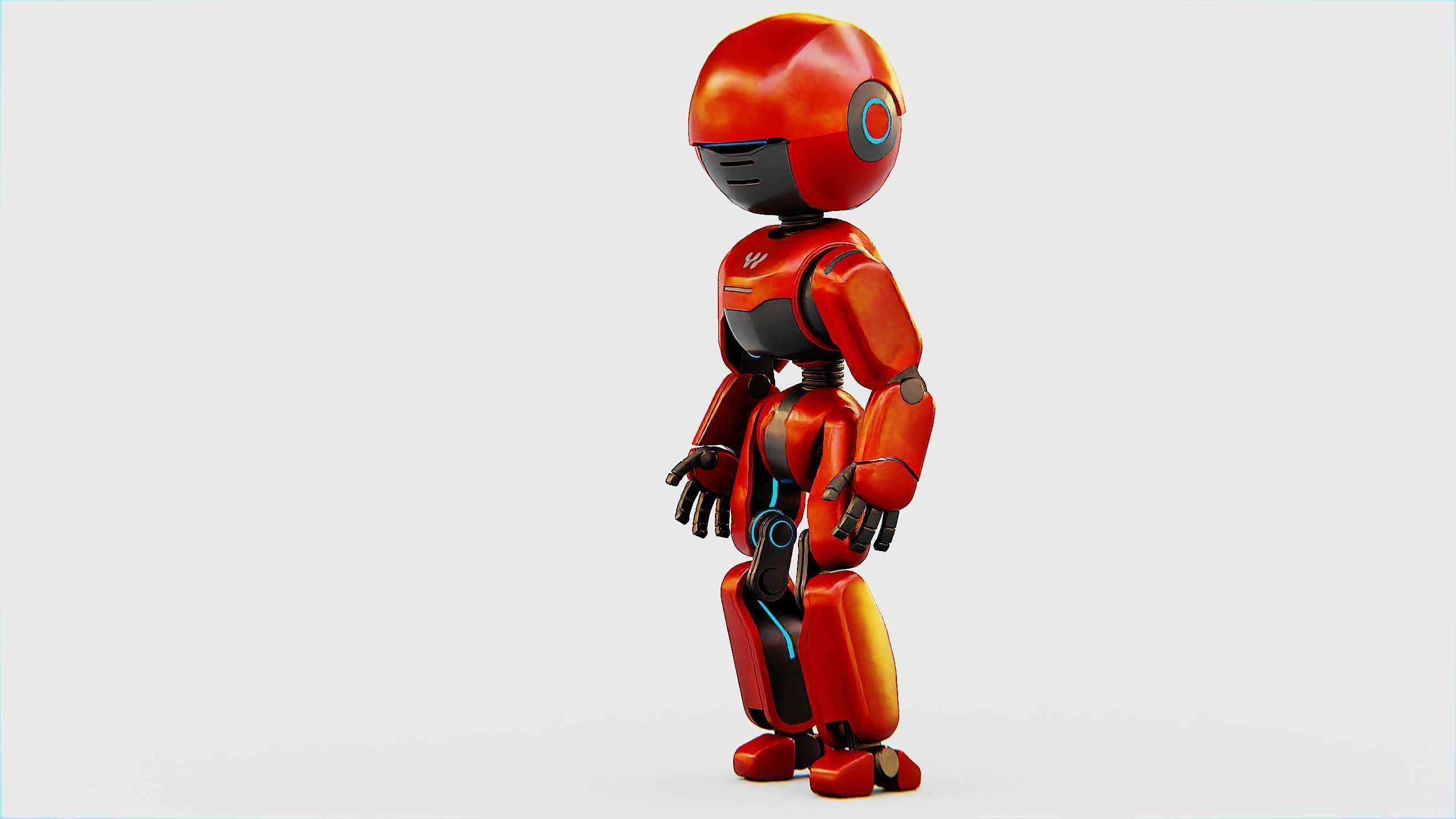 TOY BOT MESSY  Rigged for Unreal Engine - Unity - MIXAMO  3D model_3