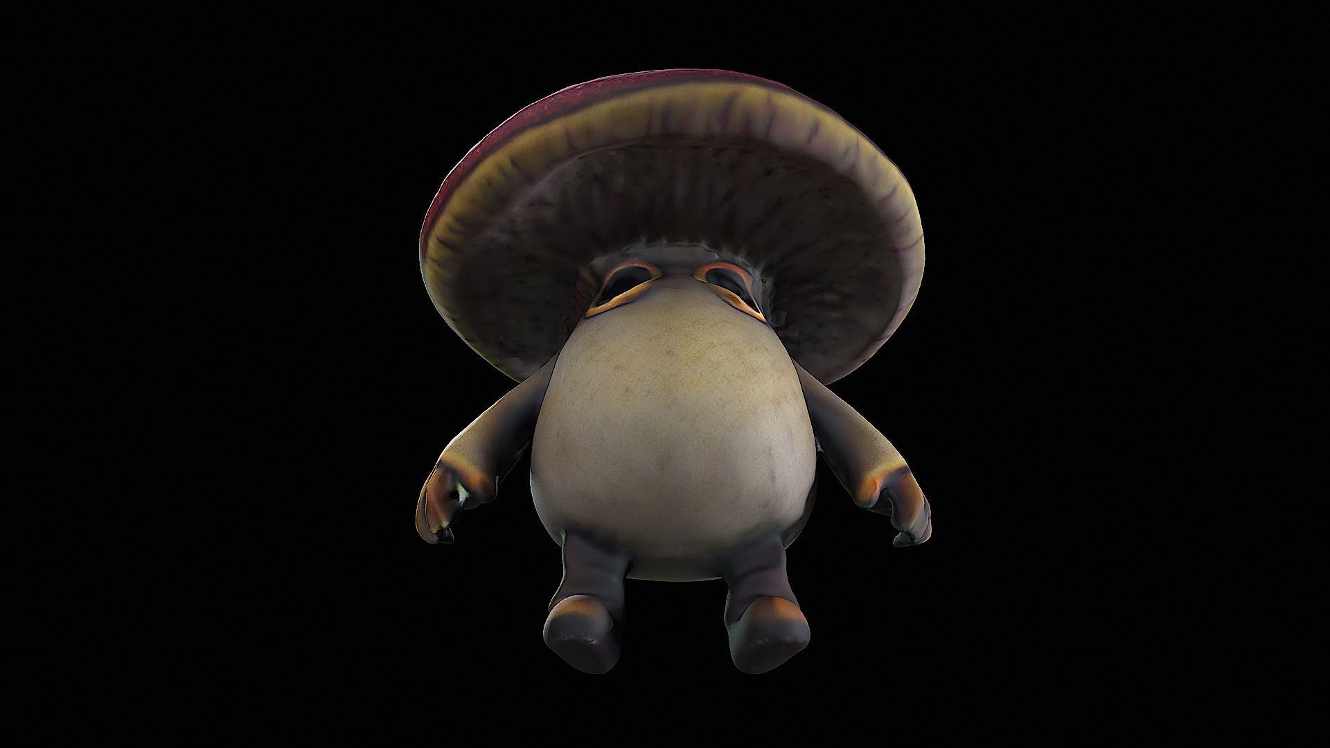 mushroom character 3D model_6