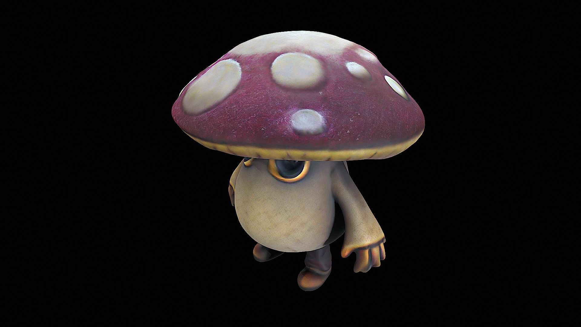 mushroom character 3D model_5