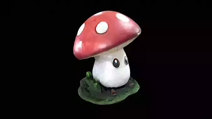 cute mushroom character