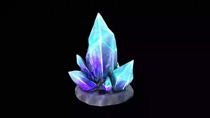 glowing crystal