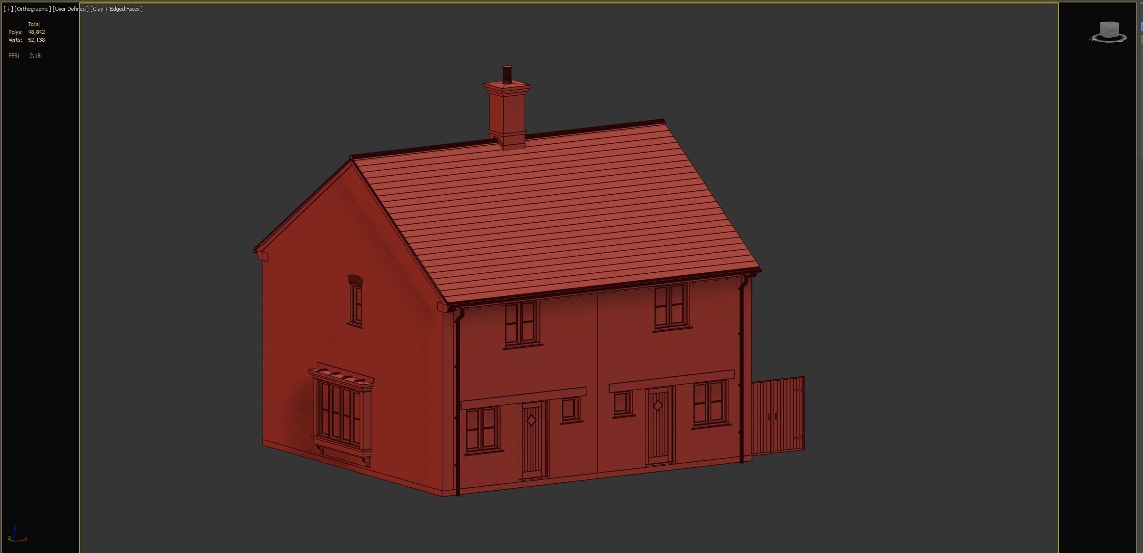 British House Bosc 2A 3D model_7