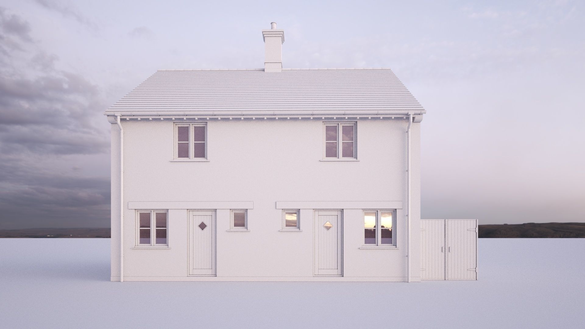 British House Bosc 2A 3D model_1
