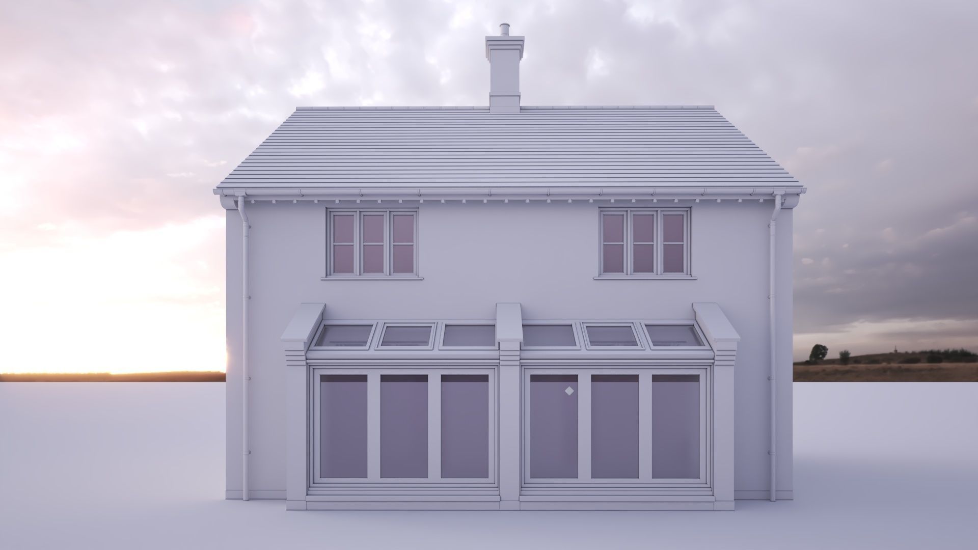 British House Bosc 2A 3D model_3