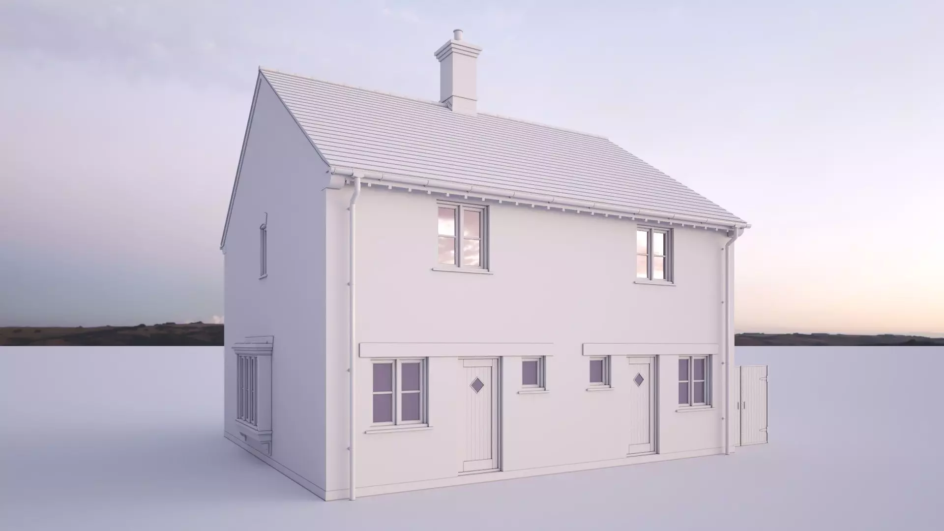 British House Bosc 2A 3D model_0