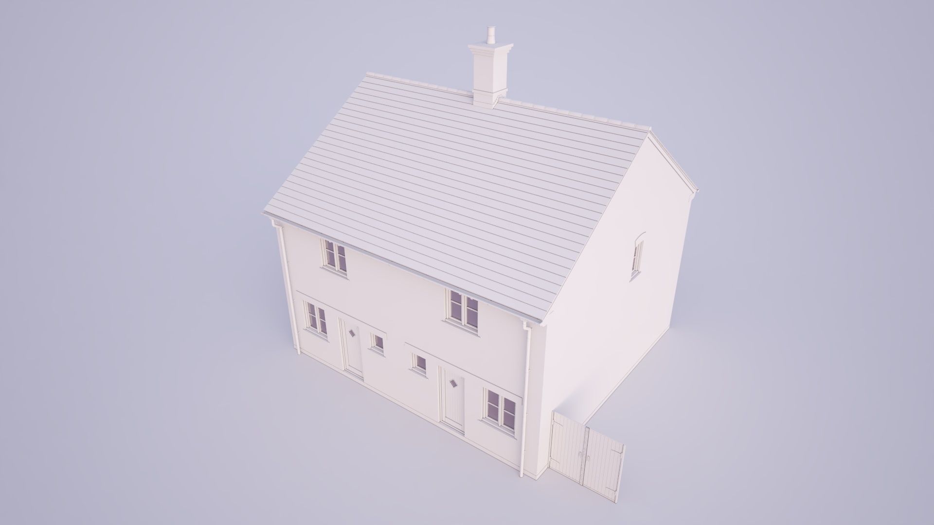 British House Bosc 2A 3D model_5
