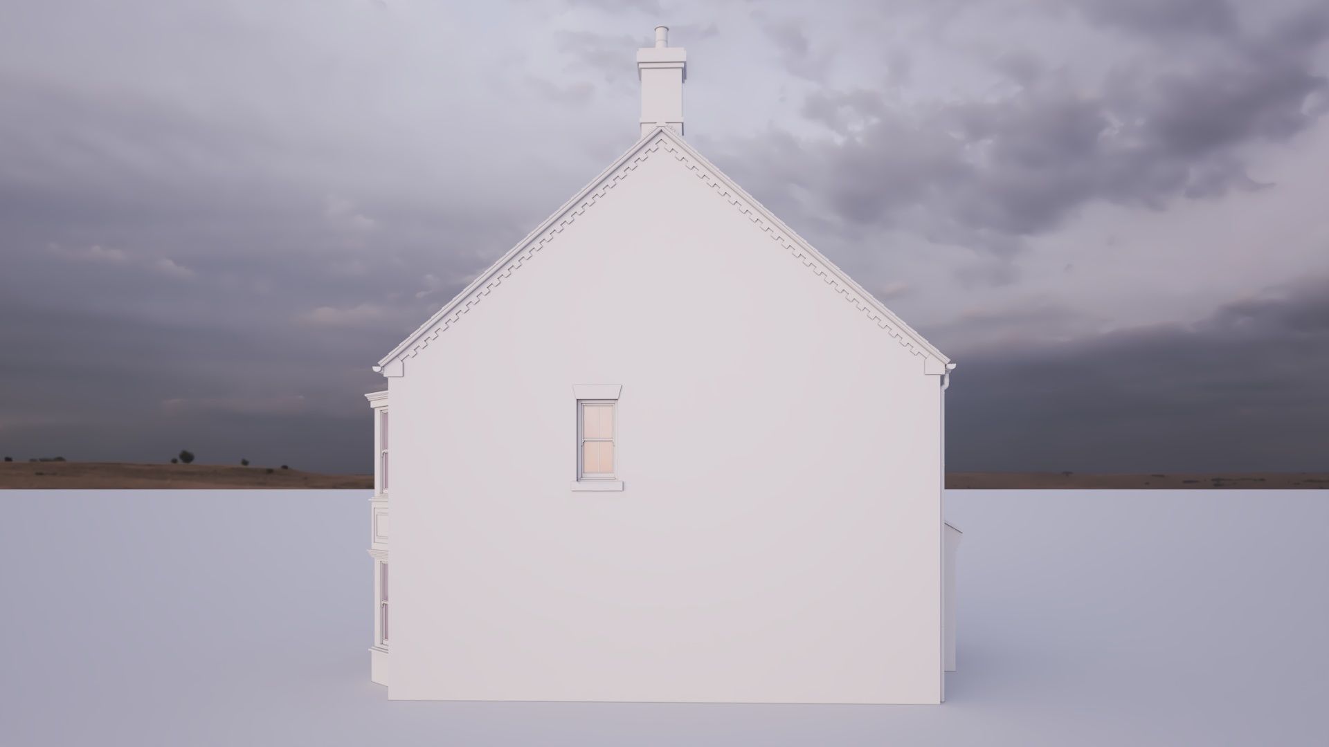 British House Bosc 3A2 3D model_2