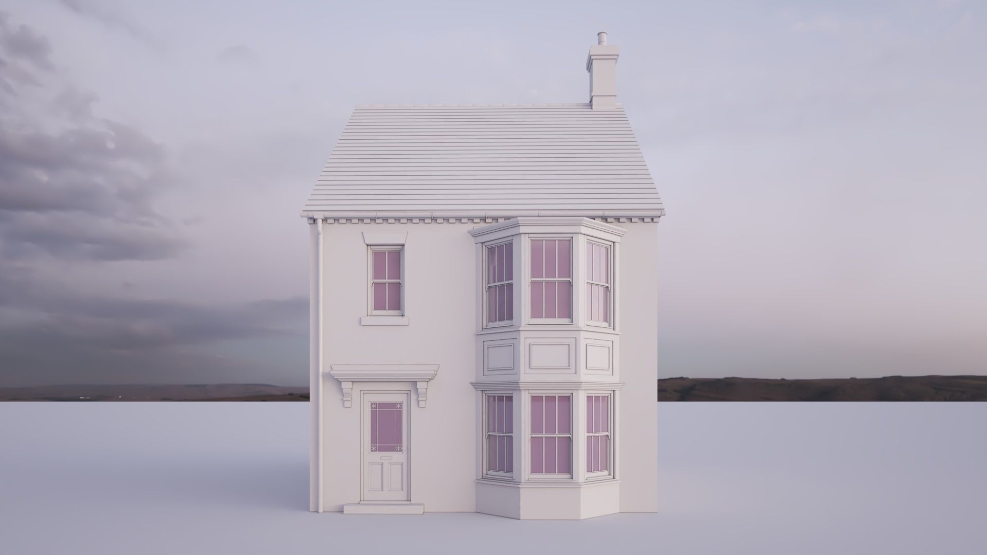 British House Bosc 3A2 3D model_1