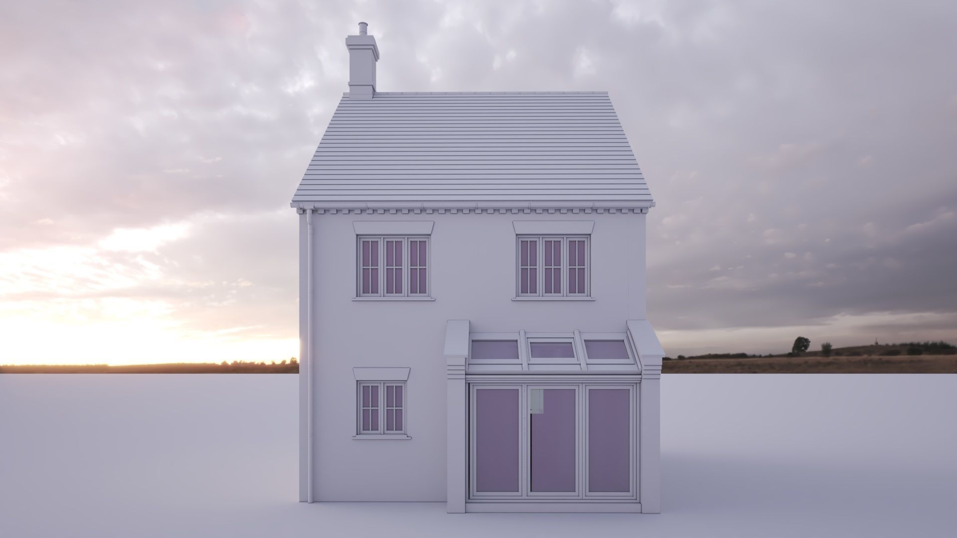 British House Bosc 3A2 3D model_3