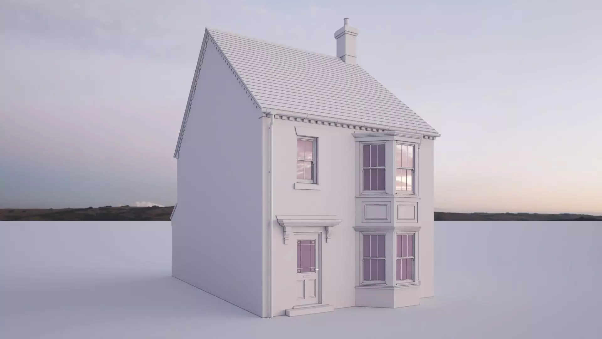 British House Bosc 3A2 3D model_0