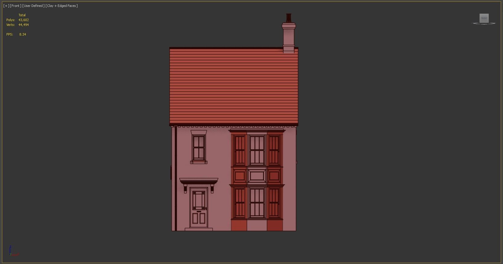 British House Bosc 3A2 3D model_7