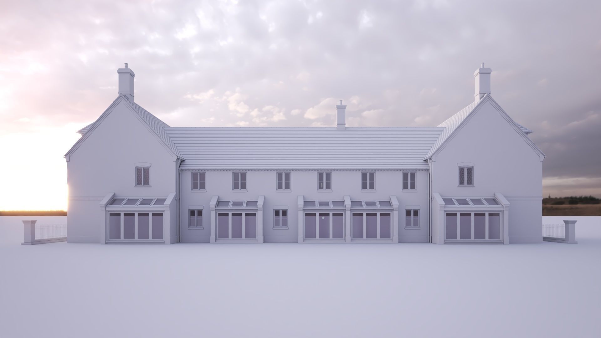 British House Bosc 3A4F 3D model_4