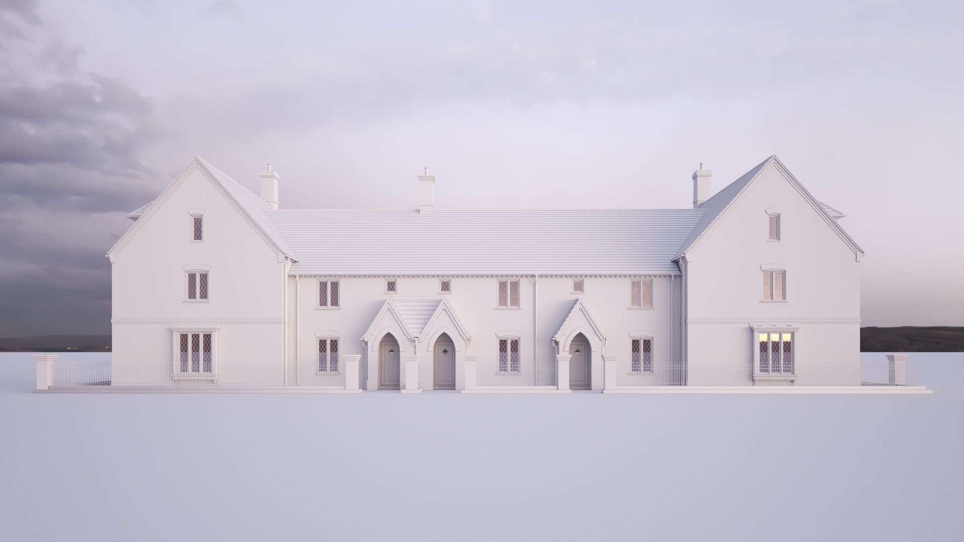 British House Bosc 3A4F 3D model_1