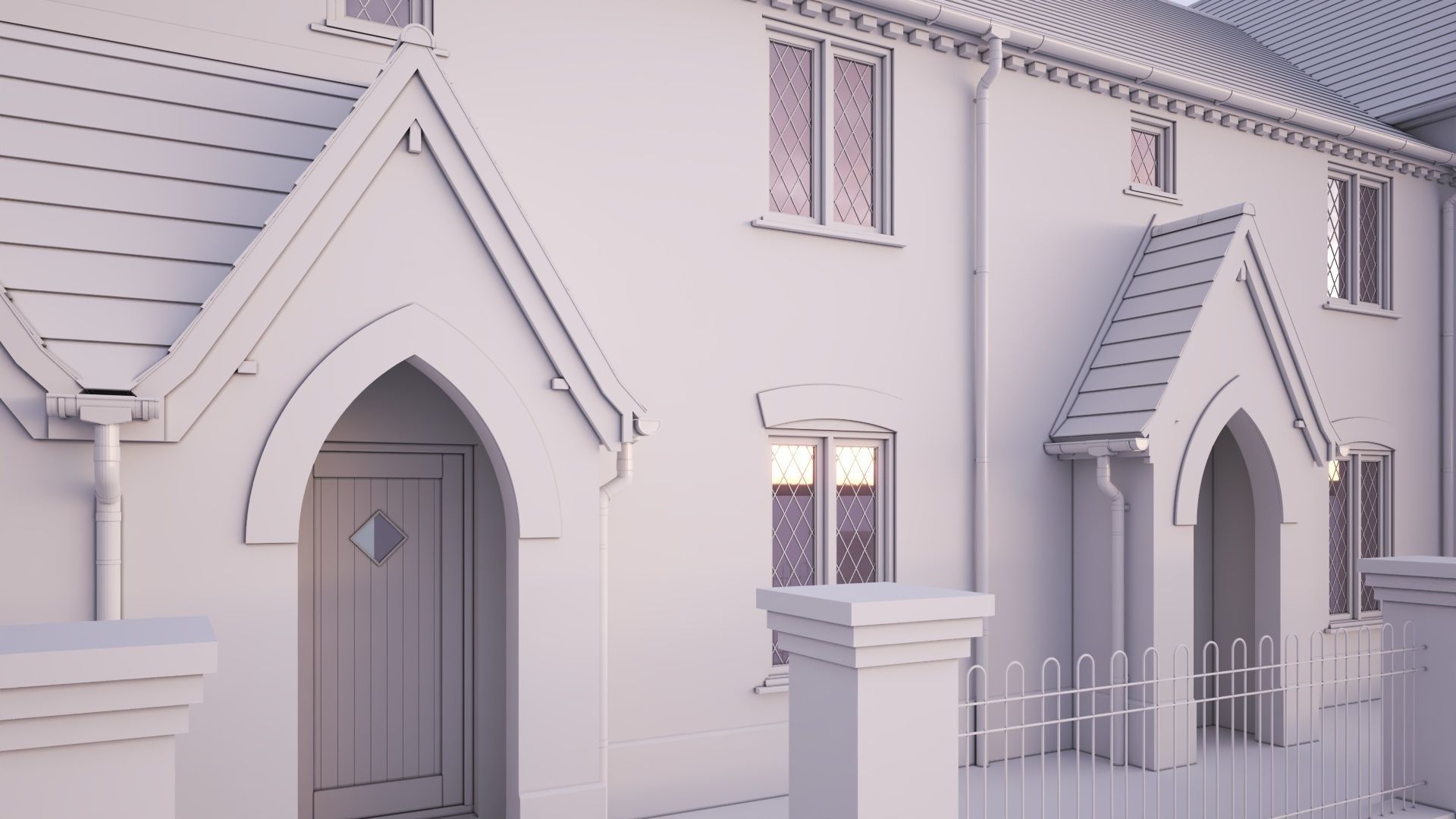 British House Bosc 3A4F 3D model_6