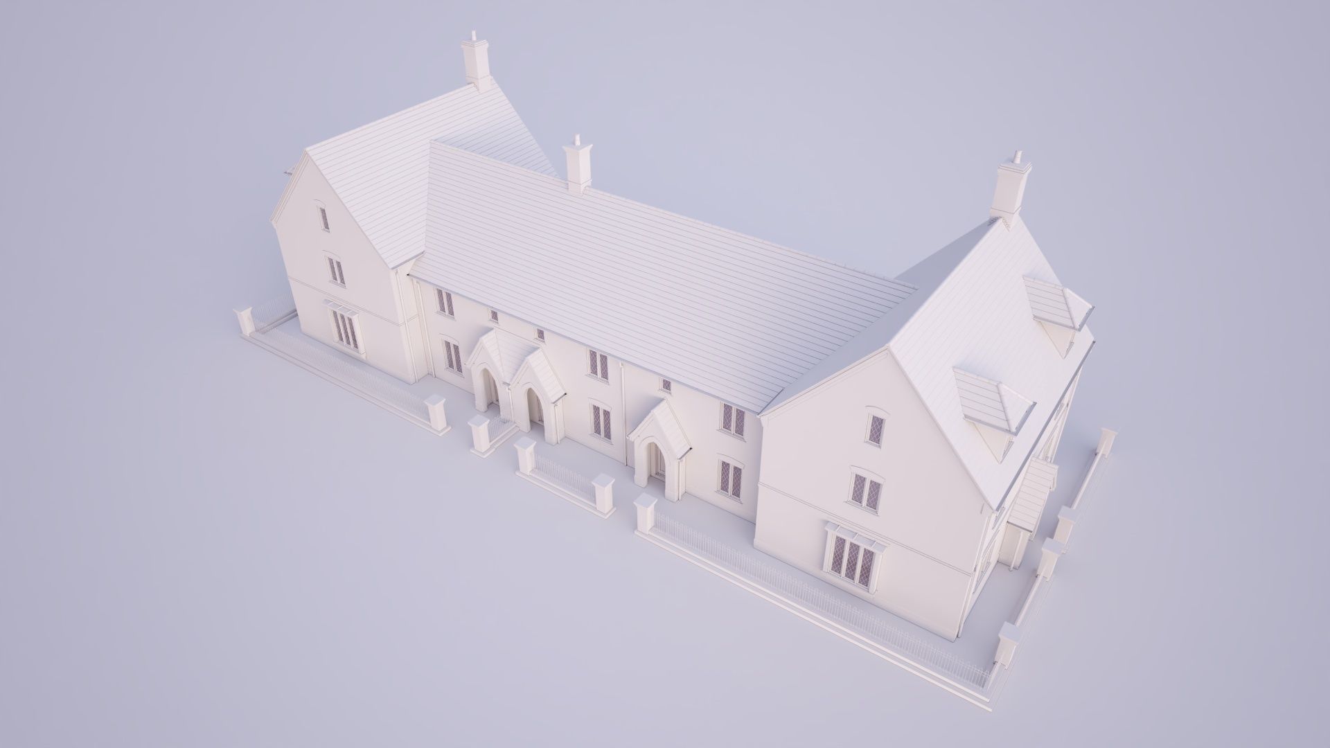 British House Bosc 3A4F 3D model_5