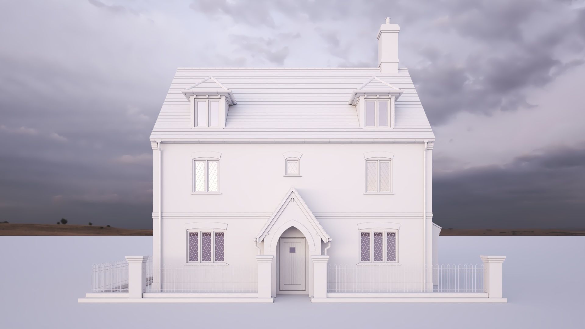 British House Bosc 3A4F 3D model_2