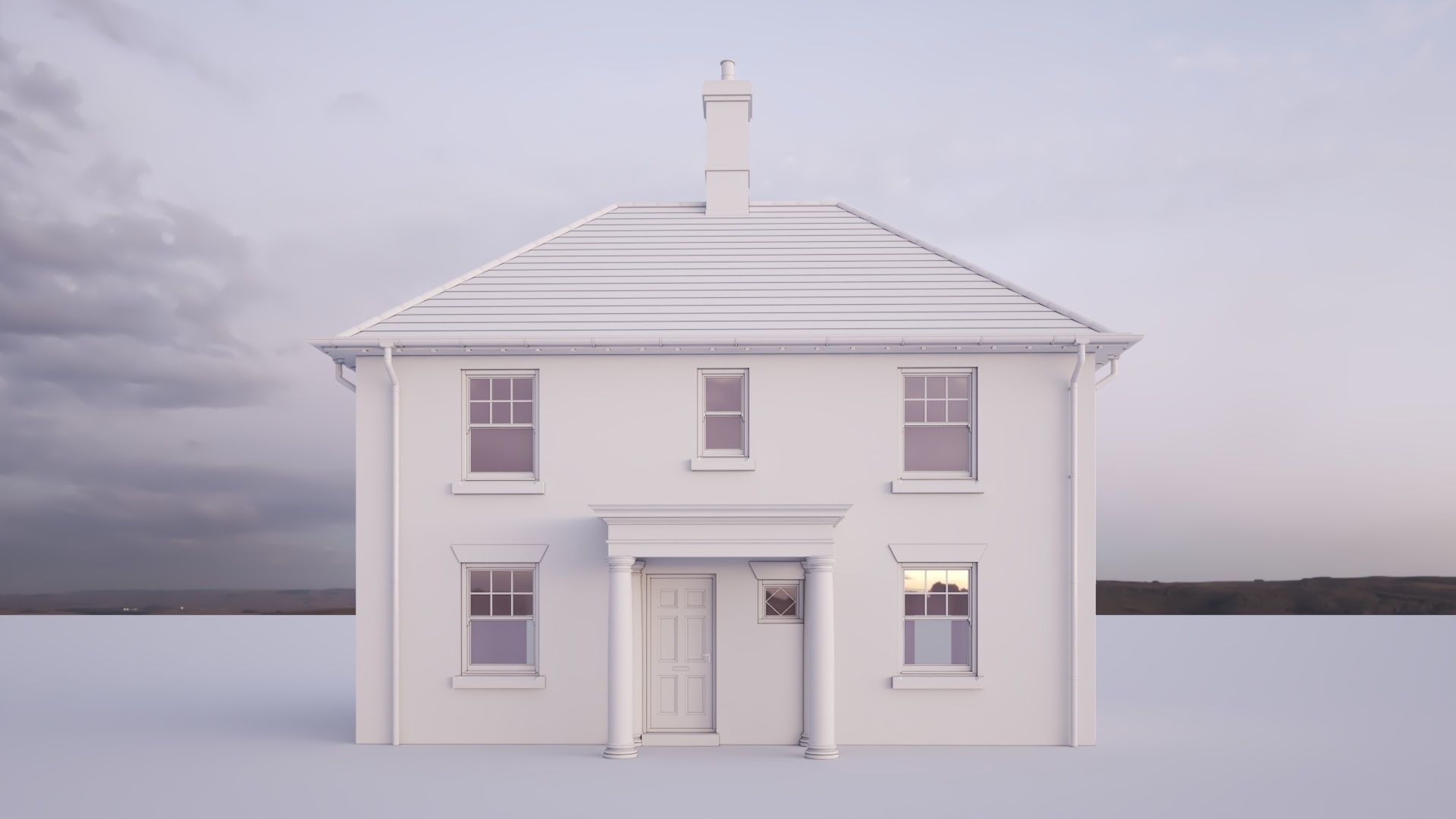 British House Bosc 3C 3D model_1