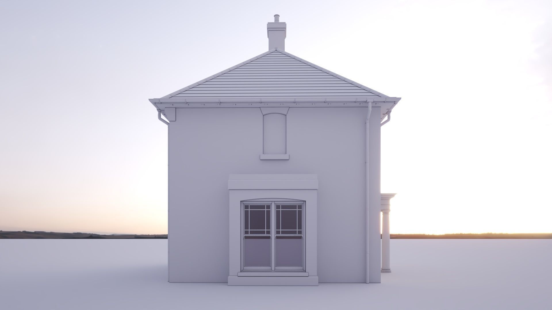 British House Bosc 3C 3D model_4