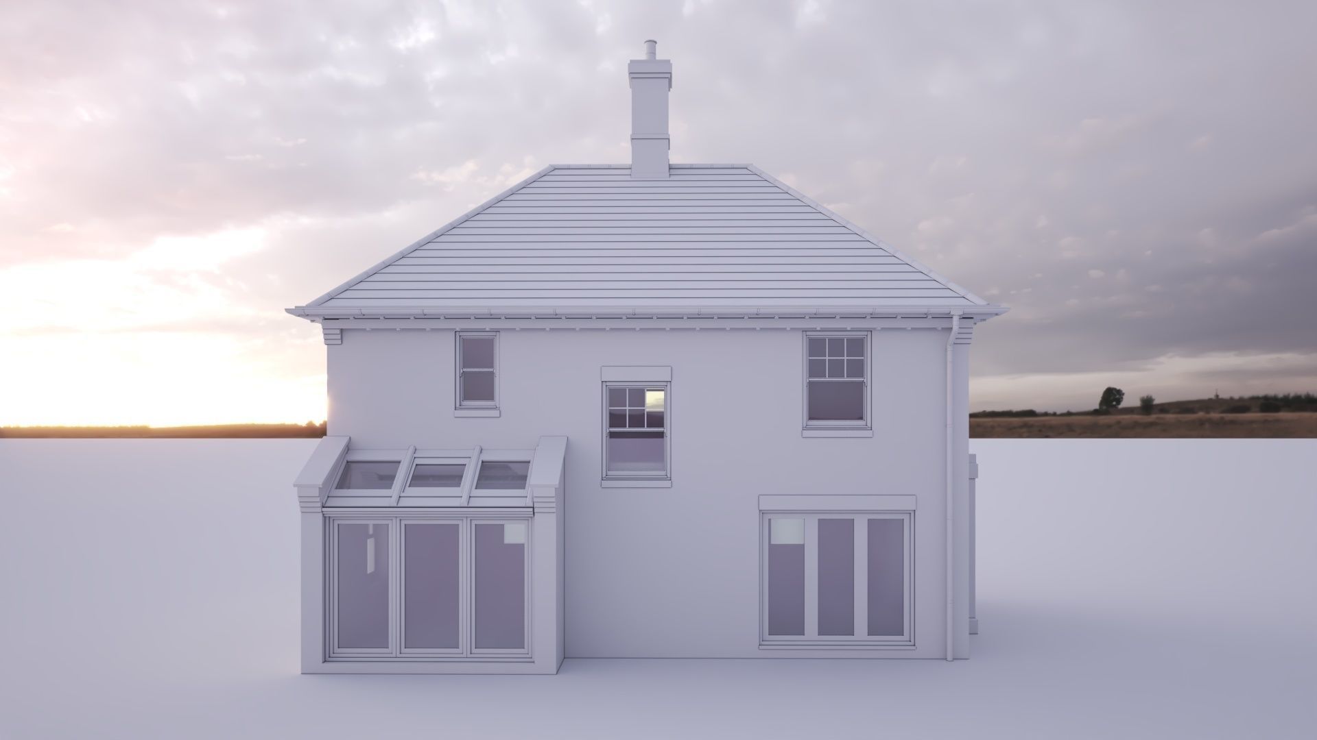 British House Bosc 3C 3D model_3