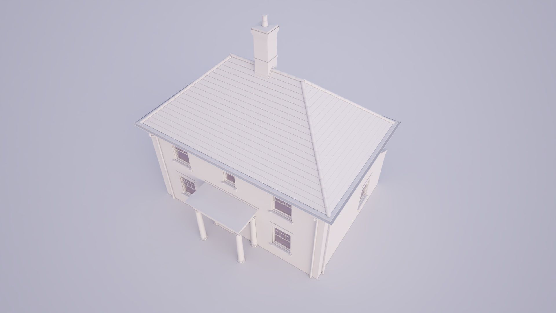 British House Bosc 3C 3D model_5