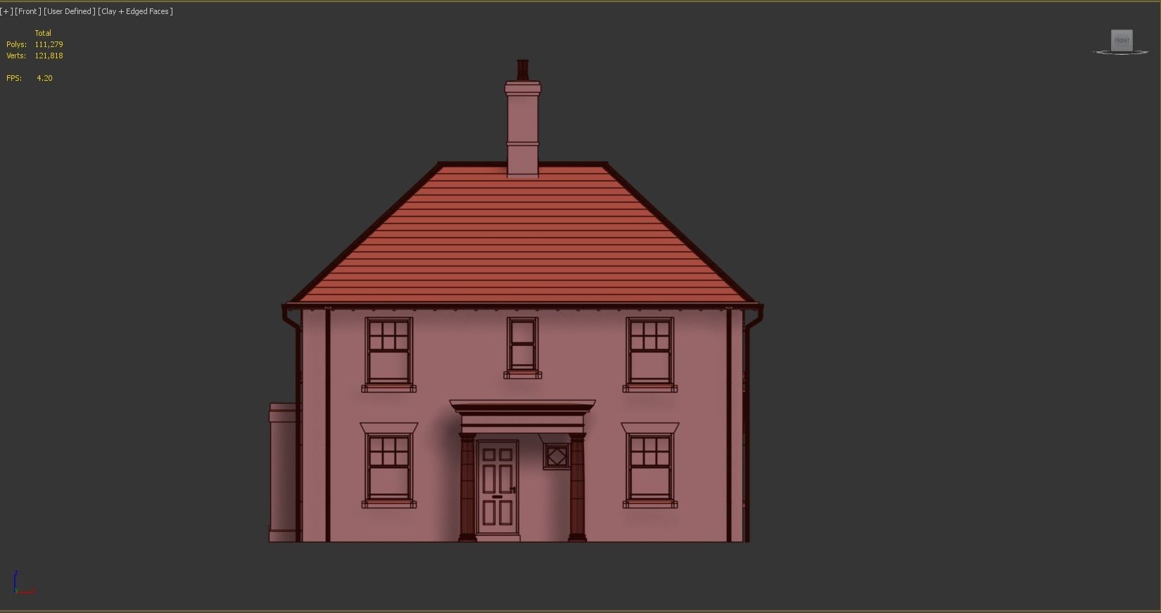 British House Bosc 3C 3D model_7