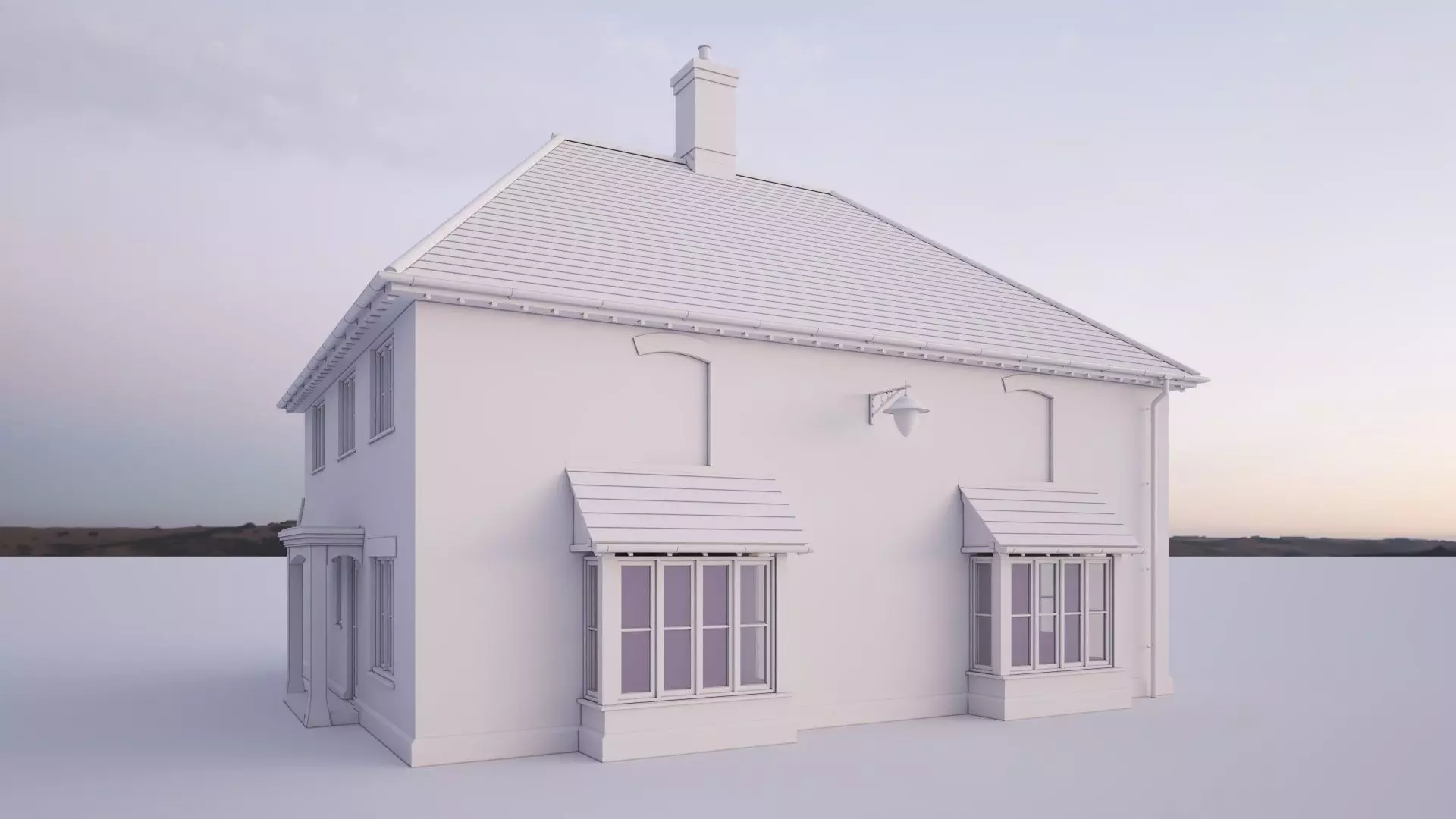 British House Bosc 3D 3D model_0