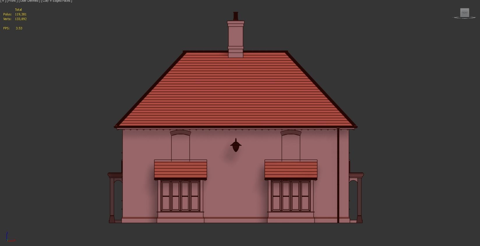 British House Bosc 3D 3D model_7