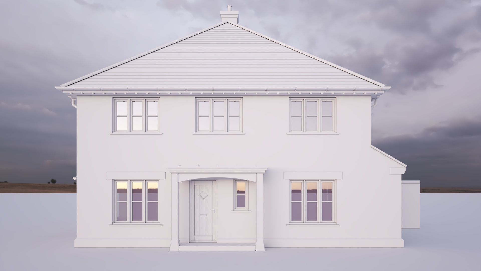 British House Bosc 3D 3D model_3