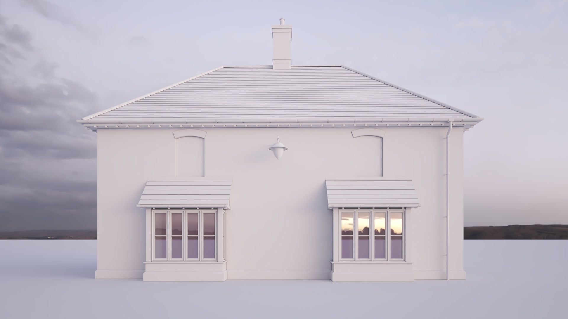 British House Bosc 3D 3D model_1
