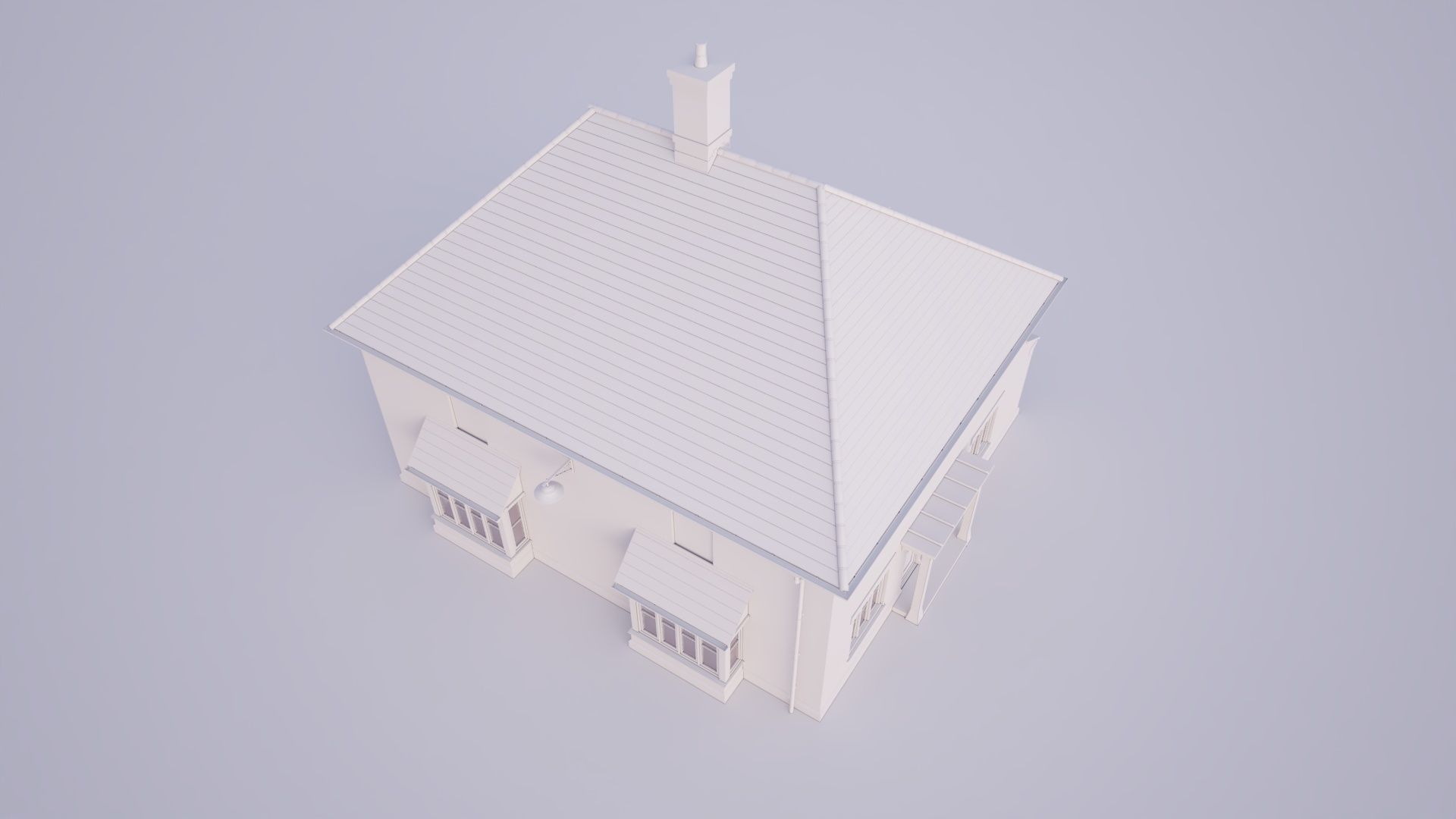 British House Bosc 3D 3D model_6