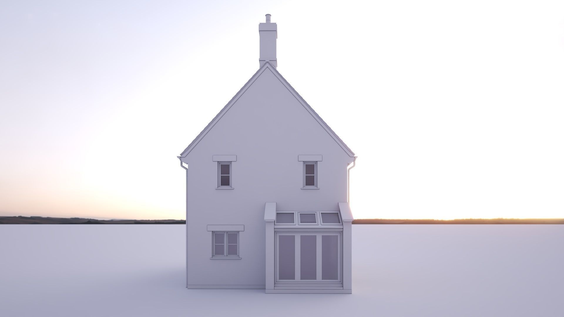 British House Bosc 3D2 3D model_2